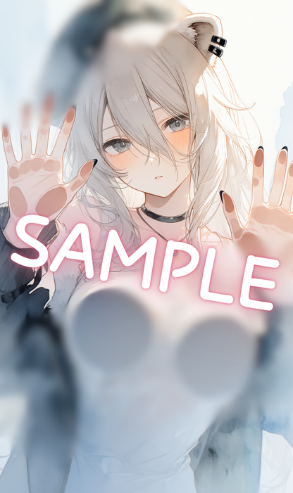 スマホ壁紙【獅白ぼたん】
